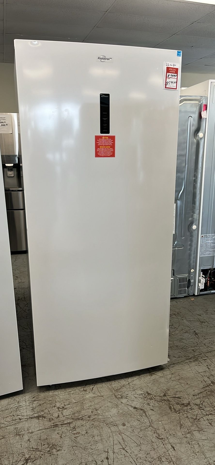💥Great Deal💥Koolatron 21 cu. ft. Convertible Upright Freezer/Refrigerator Frost Free, Garage Ready