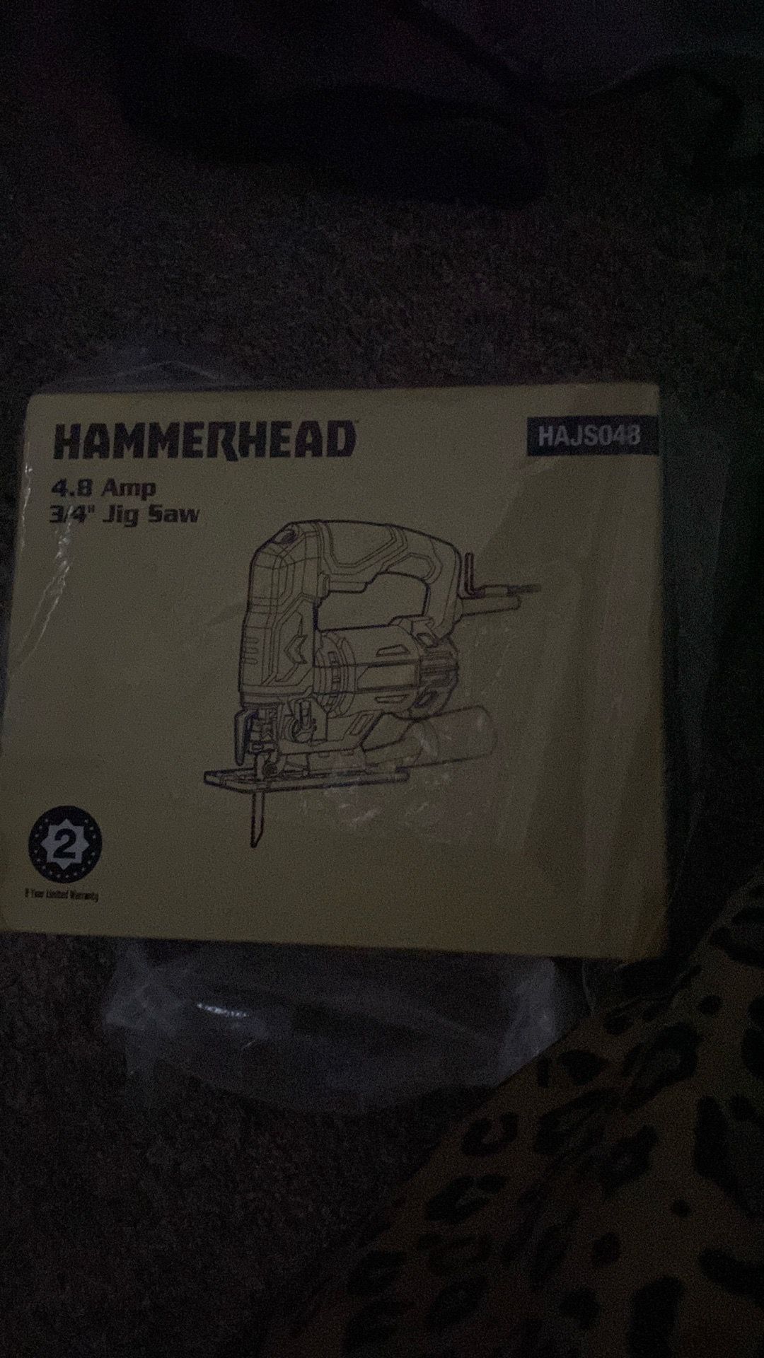Hammerhead jigsaw 4.8 amp 3/4