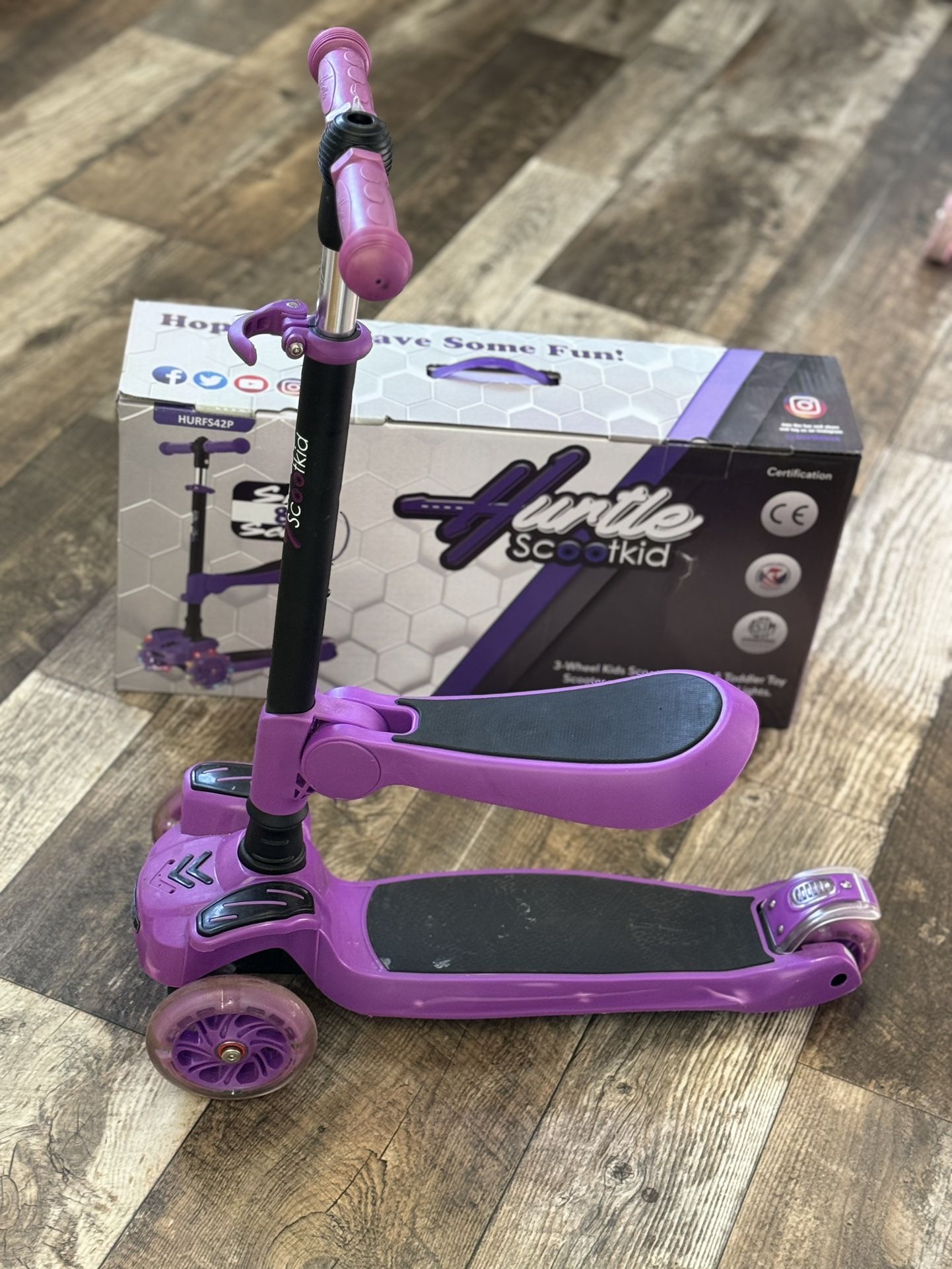 Scooter 3 Way Purple Color