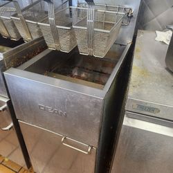Dean Deep Fryer Commercial Restaurant Natural Gas Works