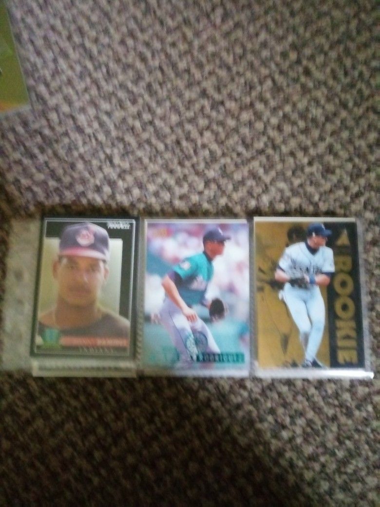 Alex Rodriguez Rookie And Manny Ramirez Rookie