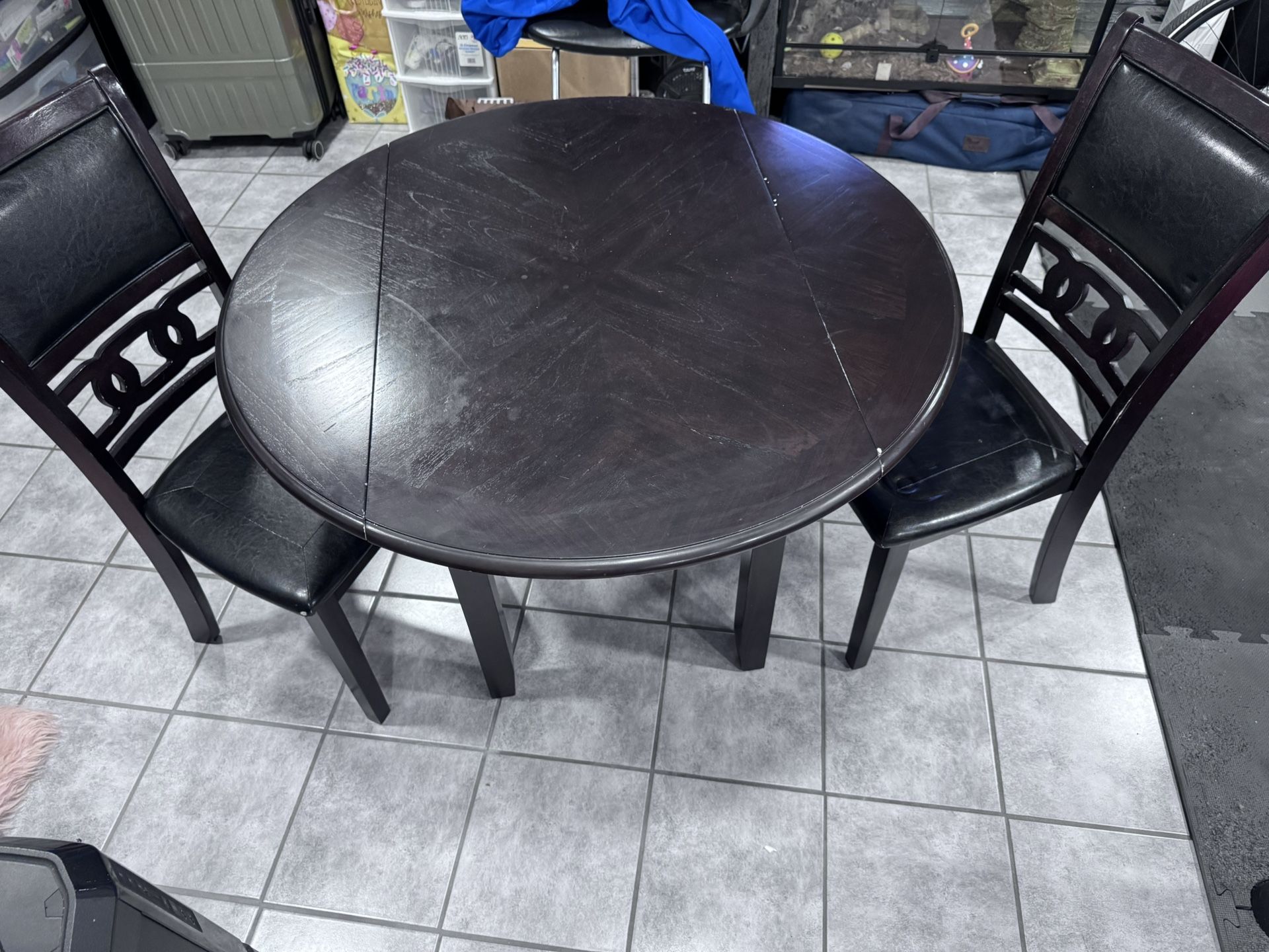 Mesa Con 2 Sillas Madera Sólida 