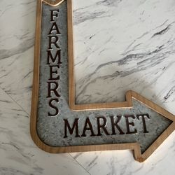 Farmer’s Market Sign