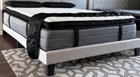 NEW QUEEN SIZE  BED 13INCH PILLOW TOP MATTRESS ONLY INCLUDING FREE DELIVERY PAY UPON ARRIVAL