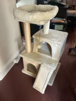 Cat Tree Scratching Post  Condo Playhouse