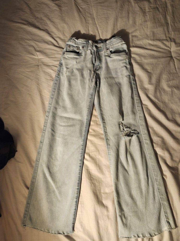 Levi's Wide Leg Girls Jeans Size 12