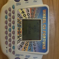 Vintage Tiger Wheel of Fortune Electronic Handheld Game Tested