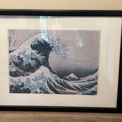 *Free* *pending* The Great Wave off Kanagawa Puzzle And Frame