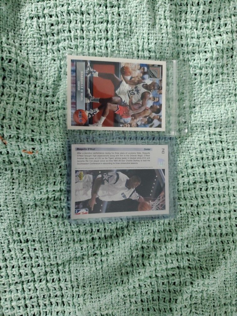 Shaquille O'Neal Upper Deck Rookie Card P43