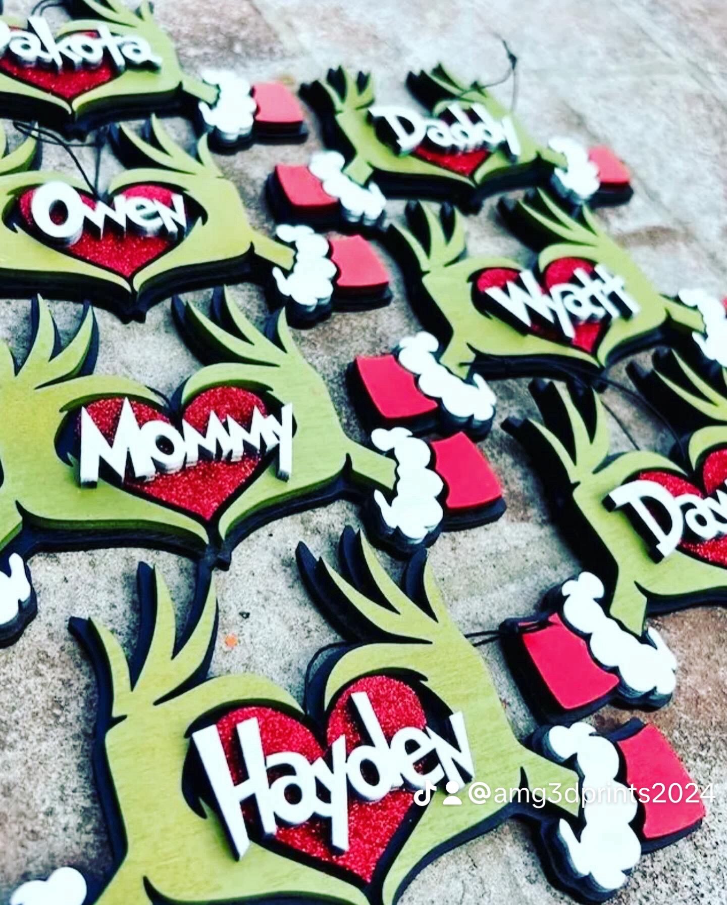 Grinch Stl Files For 3D Printed