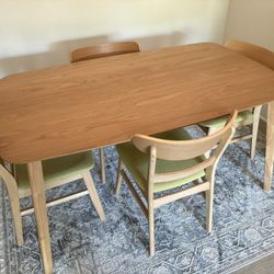 Armgart 4 - Person Four Leg Dining Set 