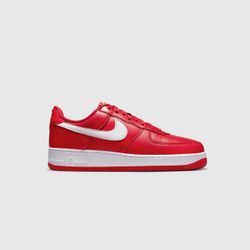 Nike Air Force 1 Low Retro Shoes University Red  Men's Sizes 10.5 