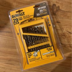 Dewalt 29pc Pilot Point Drill Bit Set 