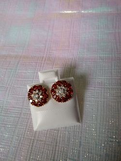 Gold plated earrings