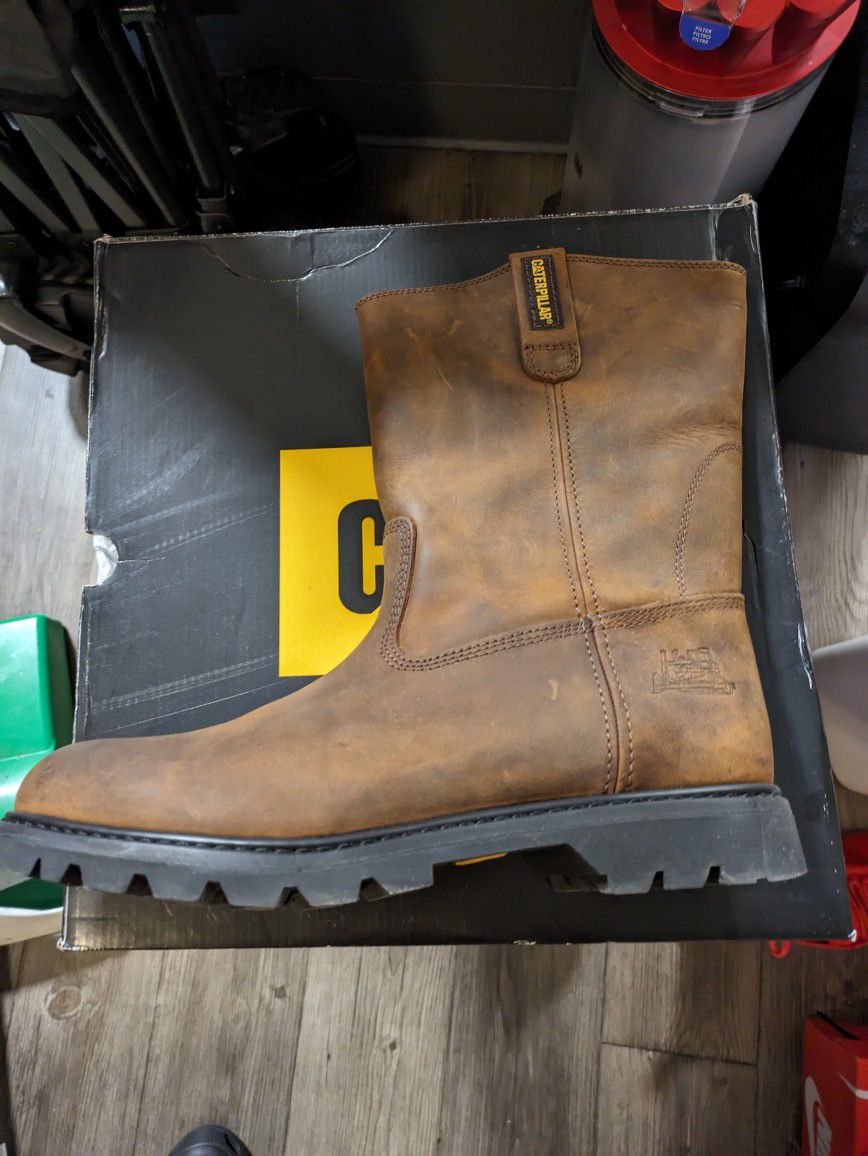 Cat  Steel Toe Work Boots Size 13
