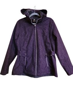 New Zeroxposur Purple Fleece Lined Jacket Sz Large Women's