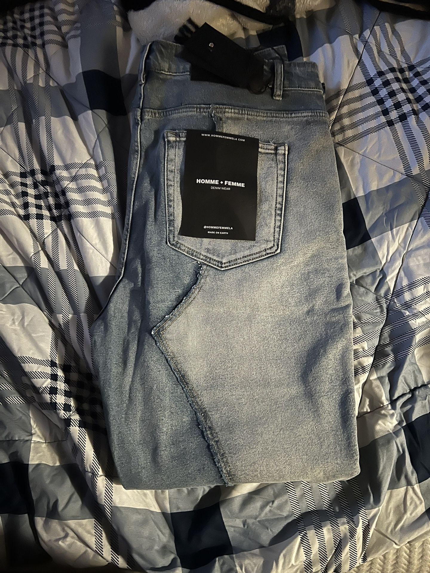 Homme + Femme Jeans Size 40 Brand New With Every Tag Retail Goes For 150-200$