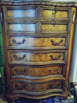 High Boy Dresser Marble top