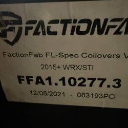 2015+ Faction Fab V2 Coilover