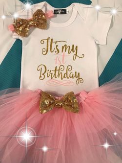 My 1st Birthday Tutu Outfit