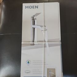 MOEN Genta Single Handle Chrome Faucet -  