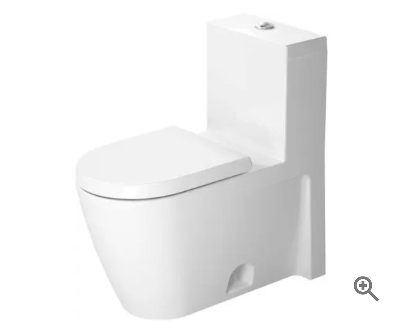 1 Piece Elongated Toilet With Top Flush 