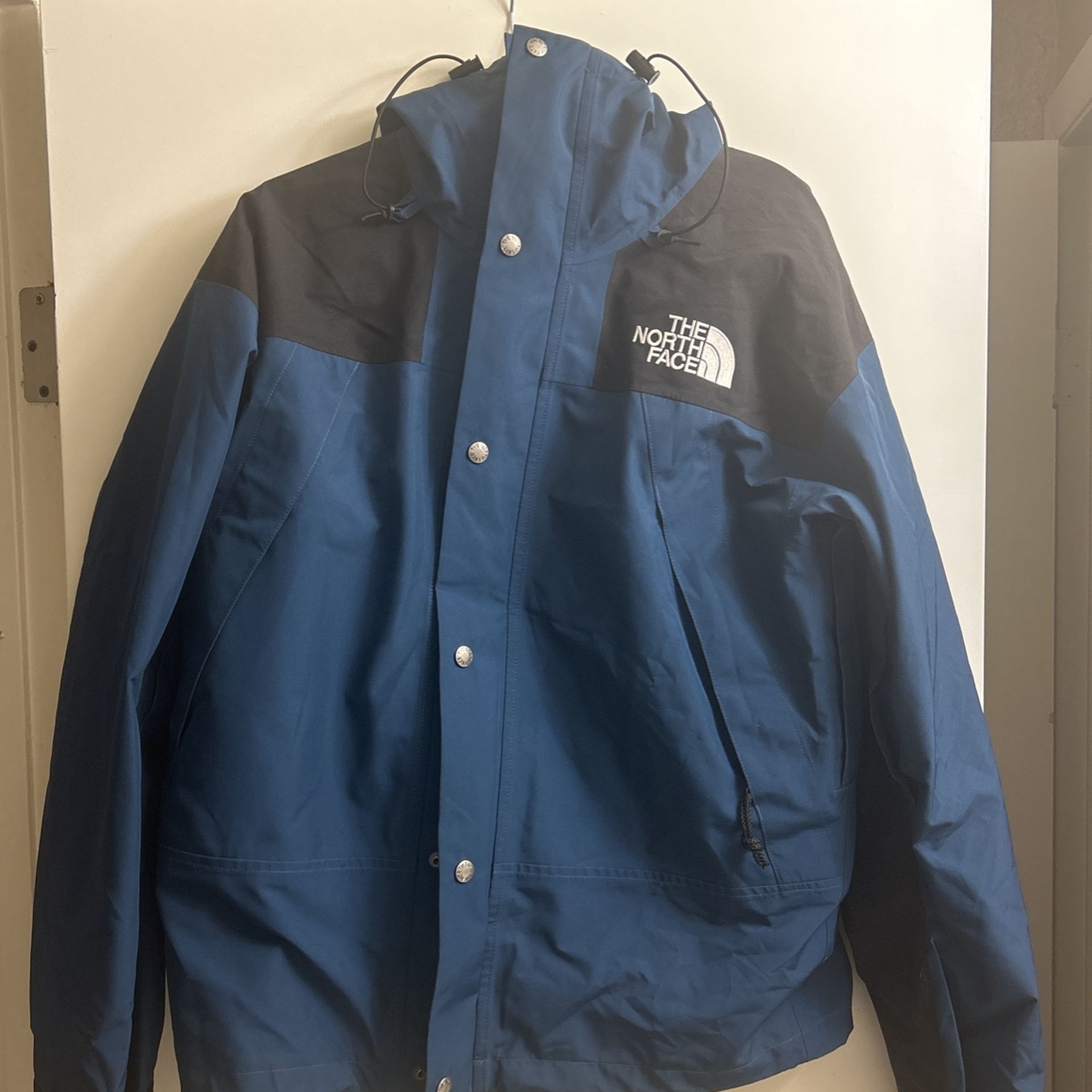 north face mountain coat navy 