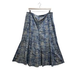 Peruvian Connection Maxi 100% Pima Cotton Skirt 18 Hippie Boho Peasant Prairie