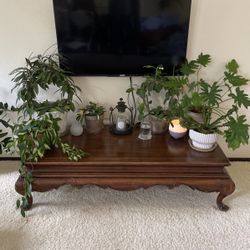 Solid Oak Coffee Table 