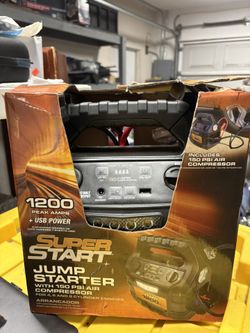 Super Start Jump Starter With Air Compressor