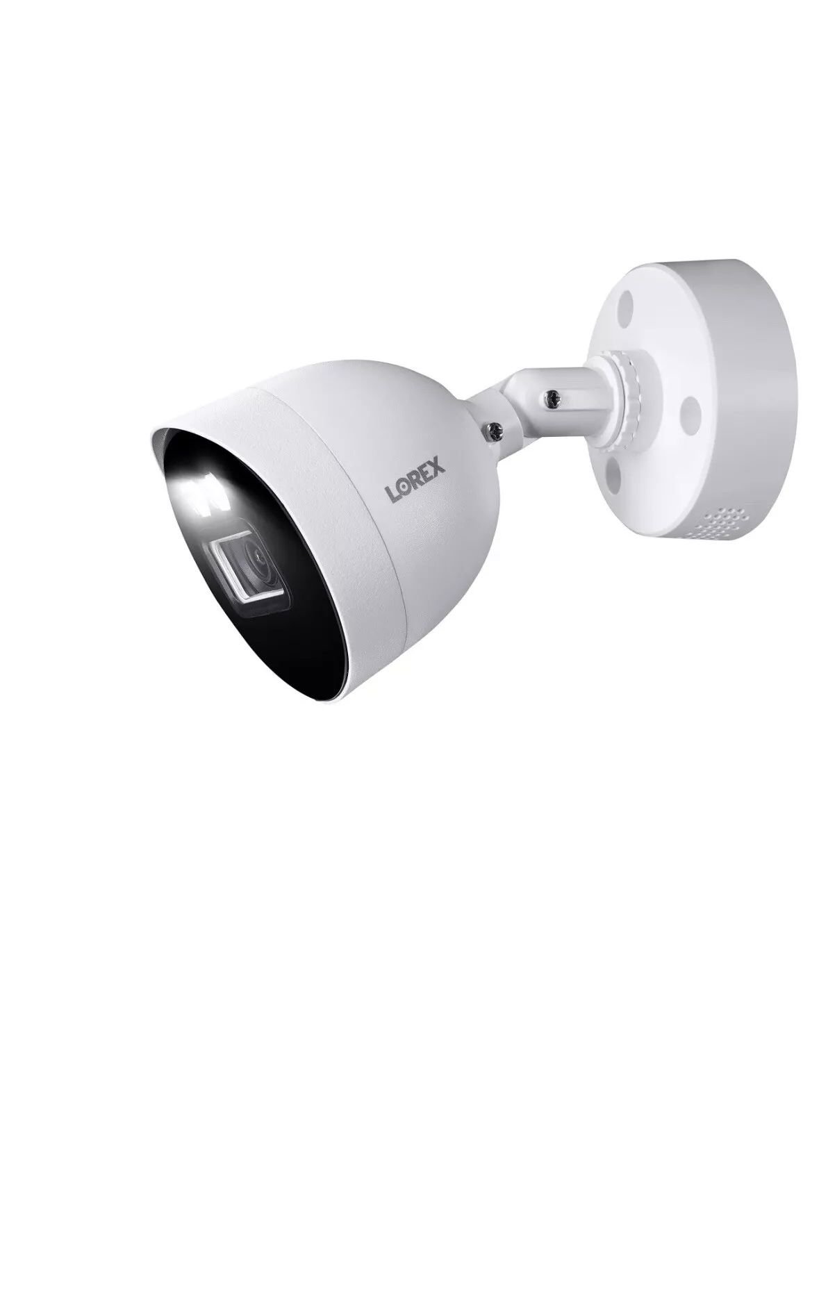Lorex C884DA-SERIES 4K Smart Deterrence CVI Wired Bullet Camera - White