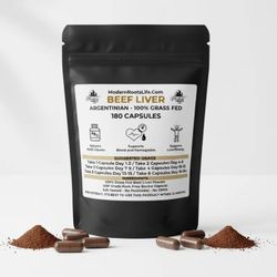 100% Grass Fed  Beef Liver Capsules 