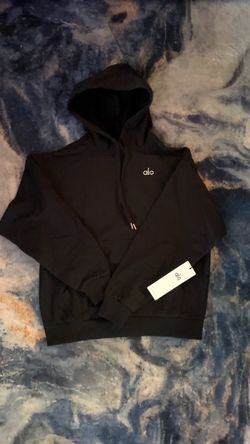 Alo Yoga Black Pullover Hoodie
