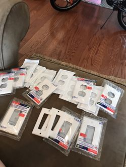17 switch plate covers brand new 15.00 takes all