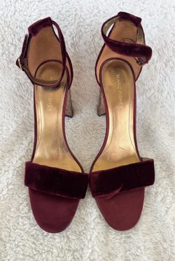 Marc Fisher Burgundy Glitter Heels size 9