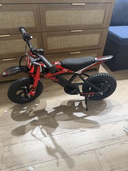 Gyroor S1 Electric Balance Bike for Kids Ages 3-6, 200W Motor, 3 Speeds 10 MPH Max Speed, 12-inch Pneumatic Tires, 7-color LED Taillight, Drum Brake