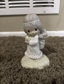 Precious Moments ‘His Burden Is Light’ Figurine. Number 3 Out Of The 21 Originals.
