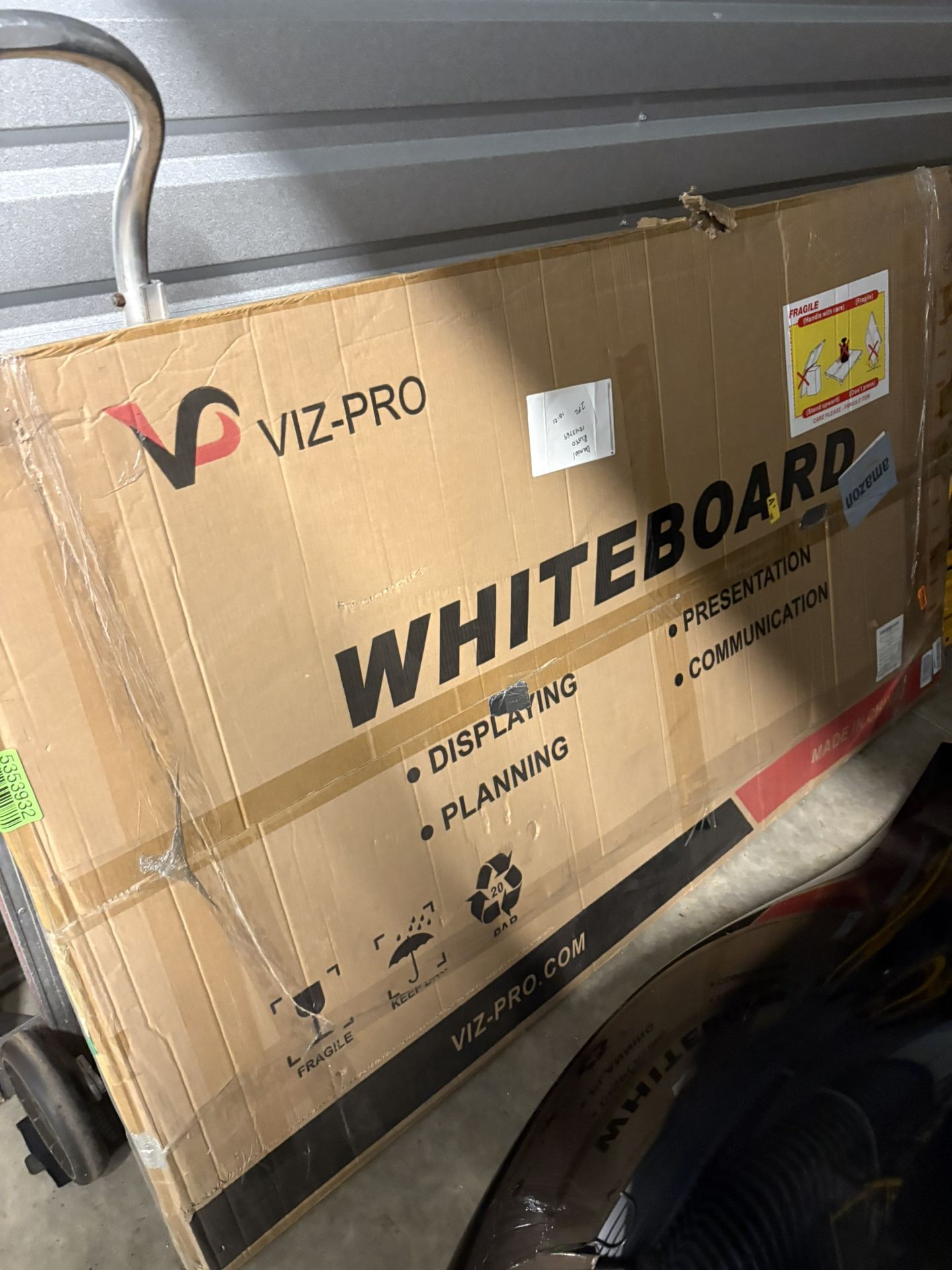 Viz Pro Whiteboard Dry Erase Board New