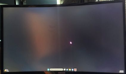 Samsung curved monitor