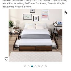 Queen Bed Storage 