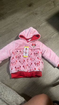 Girls Minnie Mouse plush hoodie