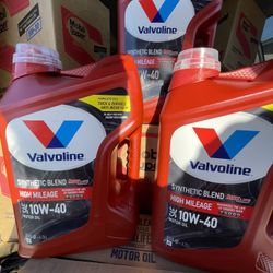 Aceite VALVOLINE HIGH MILEAGE $18 Cada Galon