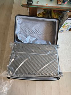 🧳 LUGGEX Premium Gunmetal Hardside Luggage 3-Piece Set Sale - $120