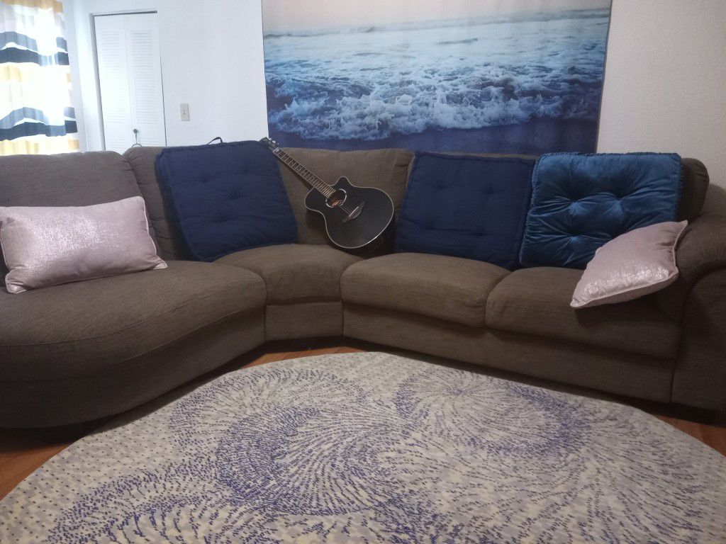 Taupe couch