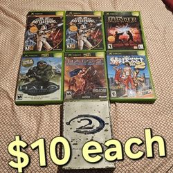 Original Xbox Games $10 Each 