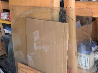 Brand-New Round Glass Table – 46 Inches – $150