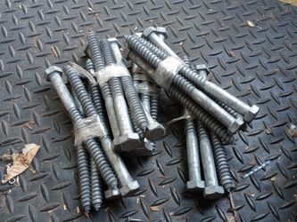 5/8 in. x 8 In. HDG Steel Hex Head Lag Bolt (5-Pack)