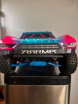 ARRMA RC Truck 1/10 SENTON 4X4 223S BLX BRUSHLESS Short Course Truck RTR (Battery and Charger Not Included) with DSC, Blue, ARA4303V4T3