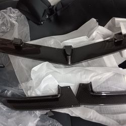  Carbon Style Front Bumper Lip Splitter Spoiler for 10/13 Chevy Camaro V8 SS