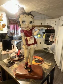 3ft Vintage Betty Boop Diner Statue